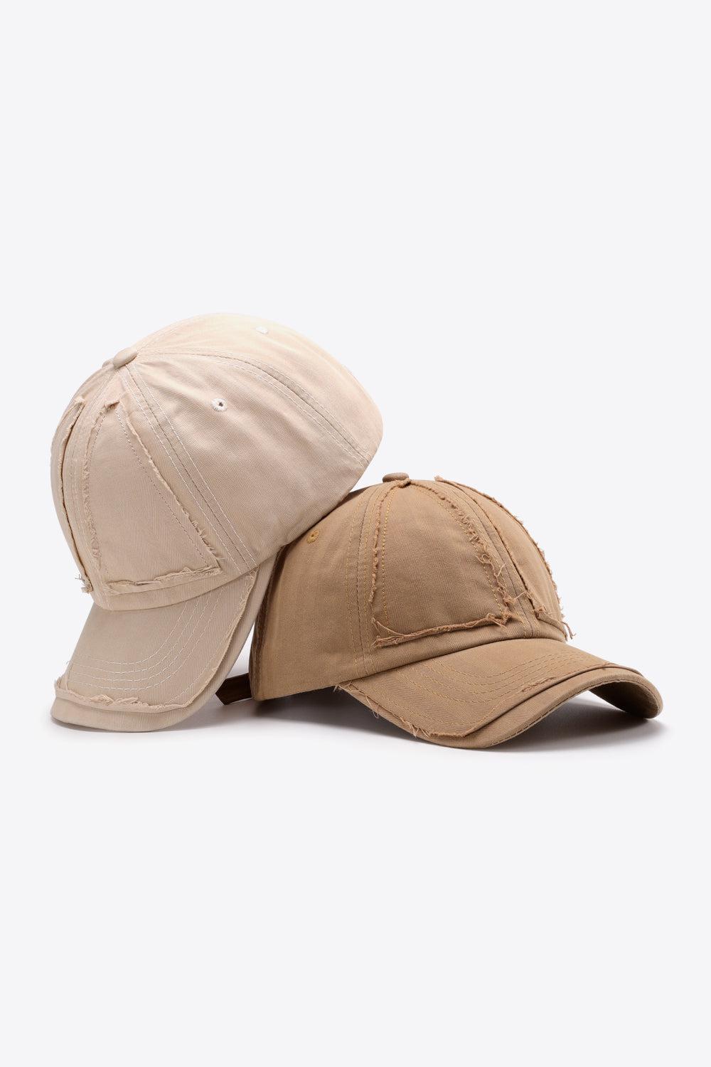 Distressed Adjustable Baseball Cap BLUE ZONE PLANET
