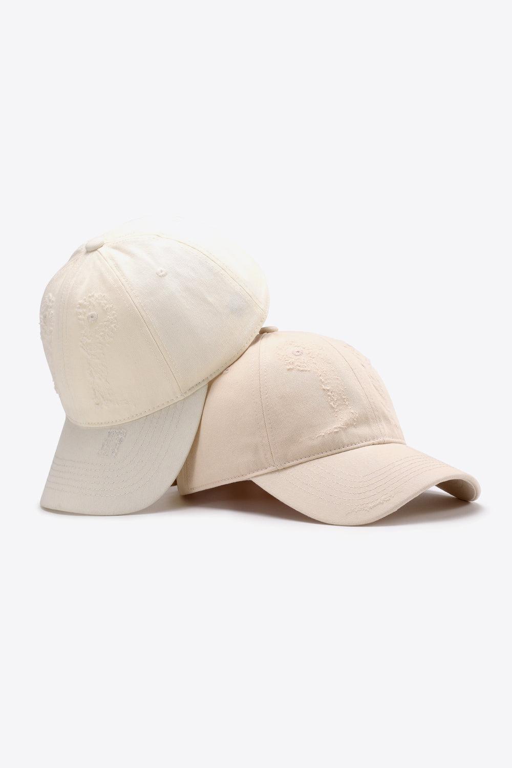 Distressed Adjustable Baseball Cap BLUE ZONE PLANET