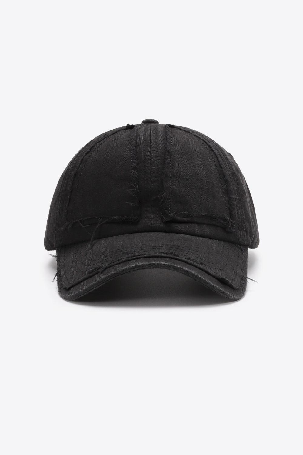 Distressed Adjustable Baseball Cap BLUE ZONE PLANET