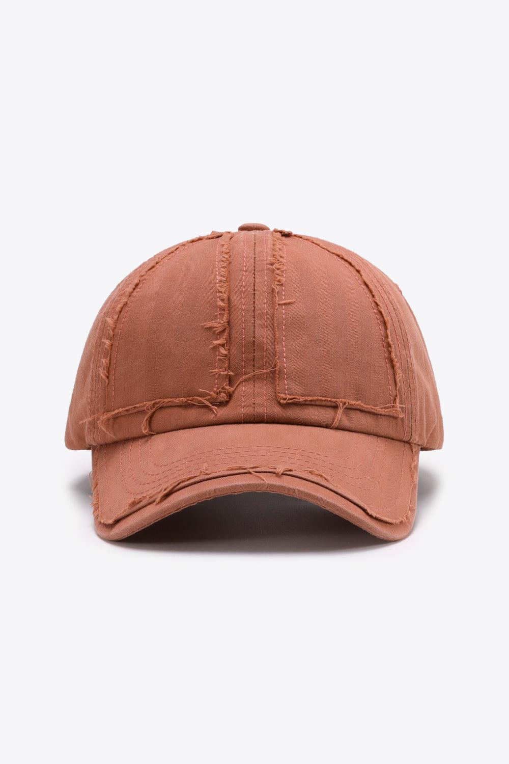 Distressed Adjustable Baseball Cap BLUE ZONE PLANET
