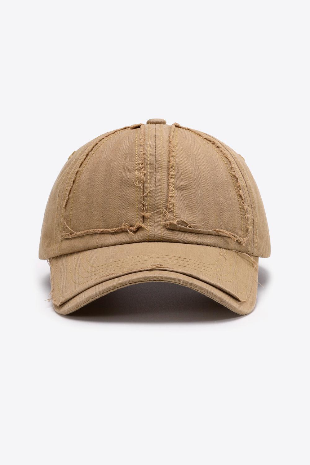 Distressed Adjustable Baseball Cap BLUE ZONE PLANET
