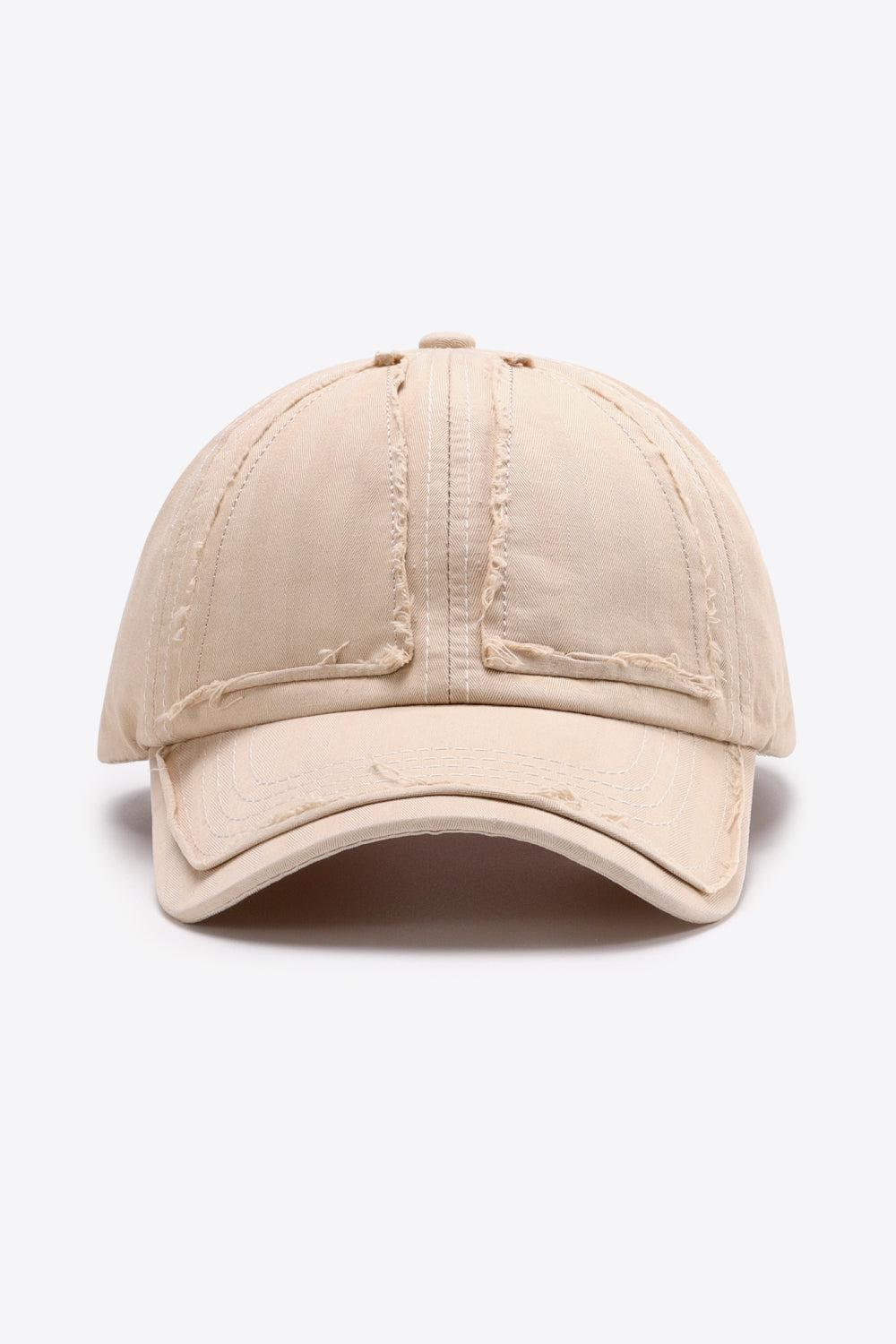 Distressed Adjustable Baseball Cap BLUE ZONE PLANET