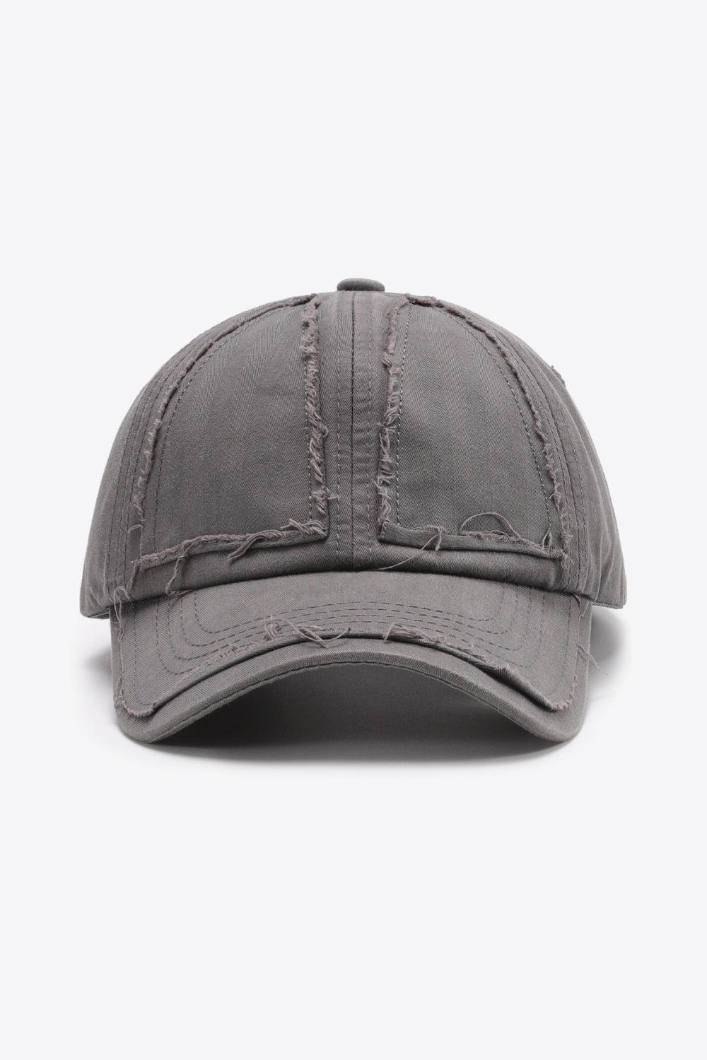 Distressed Adjustable Baseball Cap BLUE ZONE PLANET