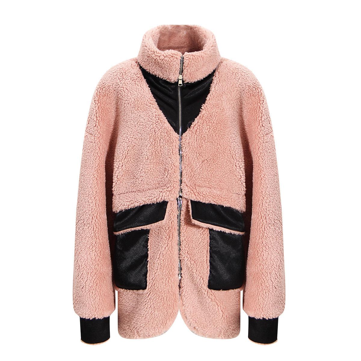 Dream Architect Detachable Wool Lamb Coat iYoowe DropShipping