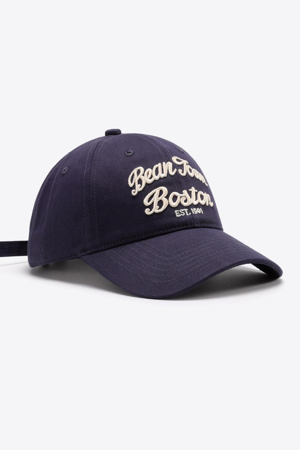 Embroidered Graphic Adjustable Baseball Cap BLUE ZONE PLANET