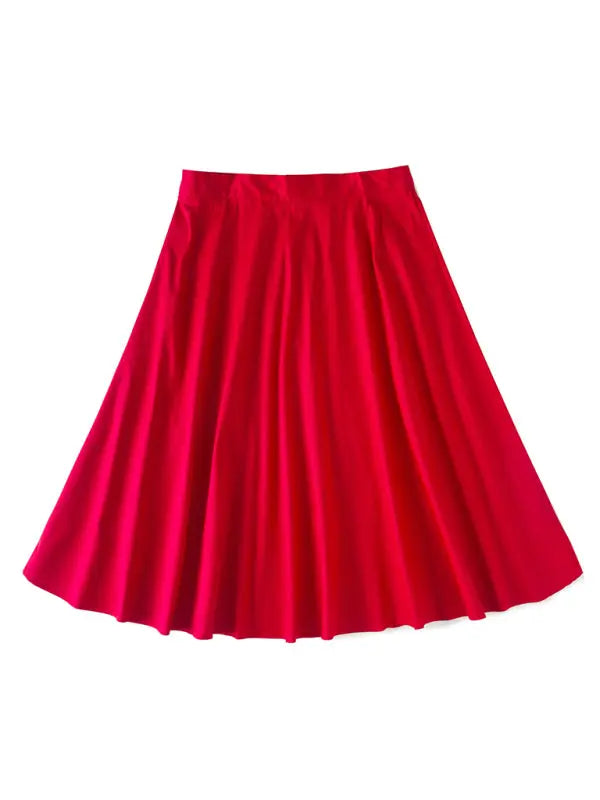 Esme's Pleated A-Line Mini Skirt kakaclo