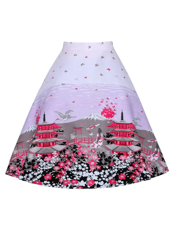 Esme's Pleated A-Line Mini Skirt kakaclo