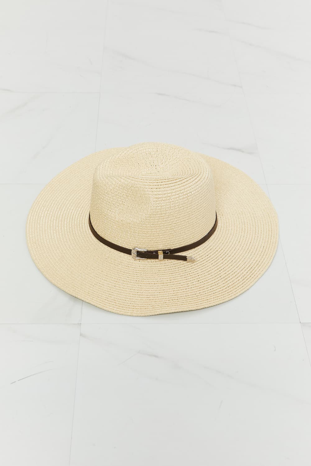 Fame Boho Summer Straw Fedora Hat BLUE ZONE PLANET