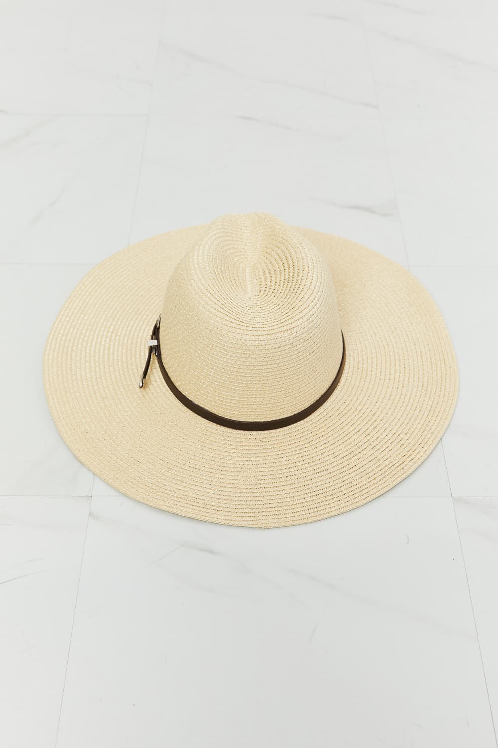 Fame Boho Summer Straw Fedora Hat BLUE ZONE PLANET