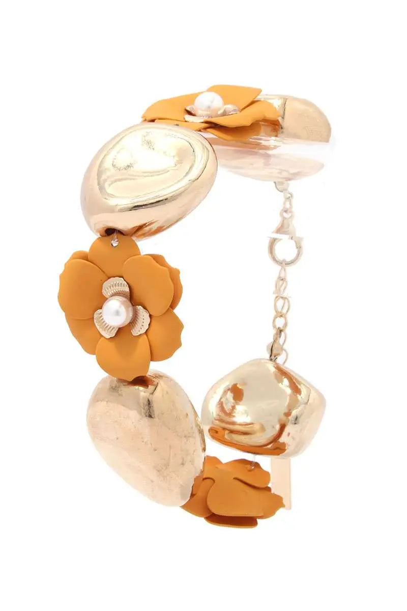Flower Bead Bracelet Blue Zone Planet
