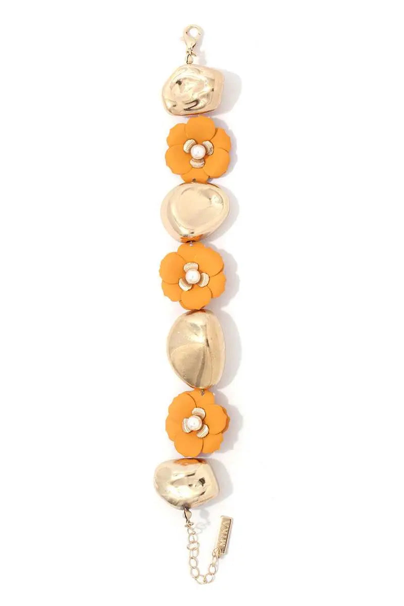 Flower Bead Bracelet Blue Zone Planet