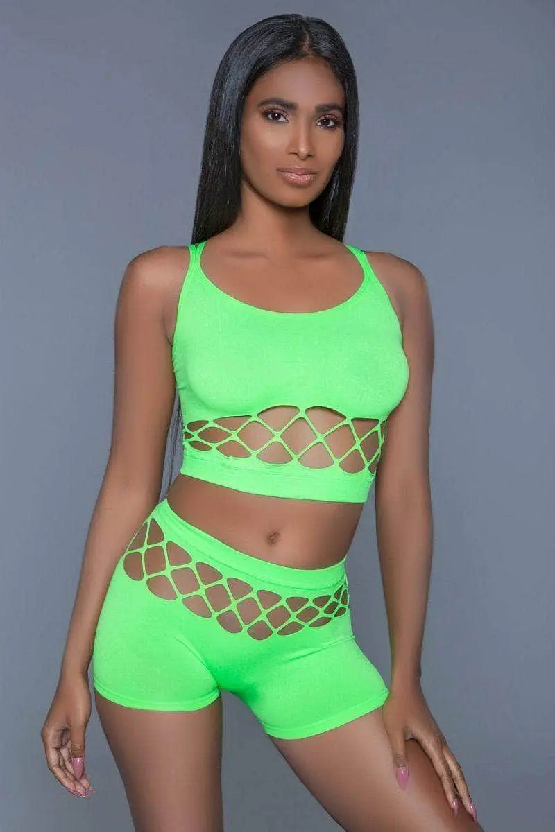 Friday Special Wide Fishnet Bodysuit Blue Zone Planet