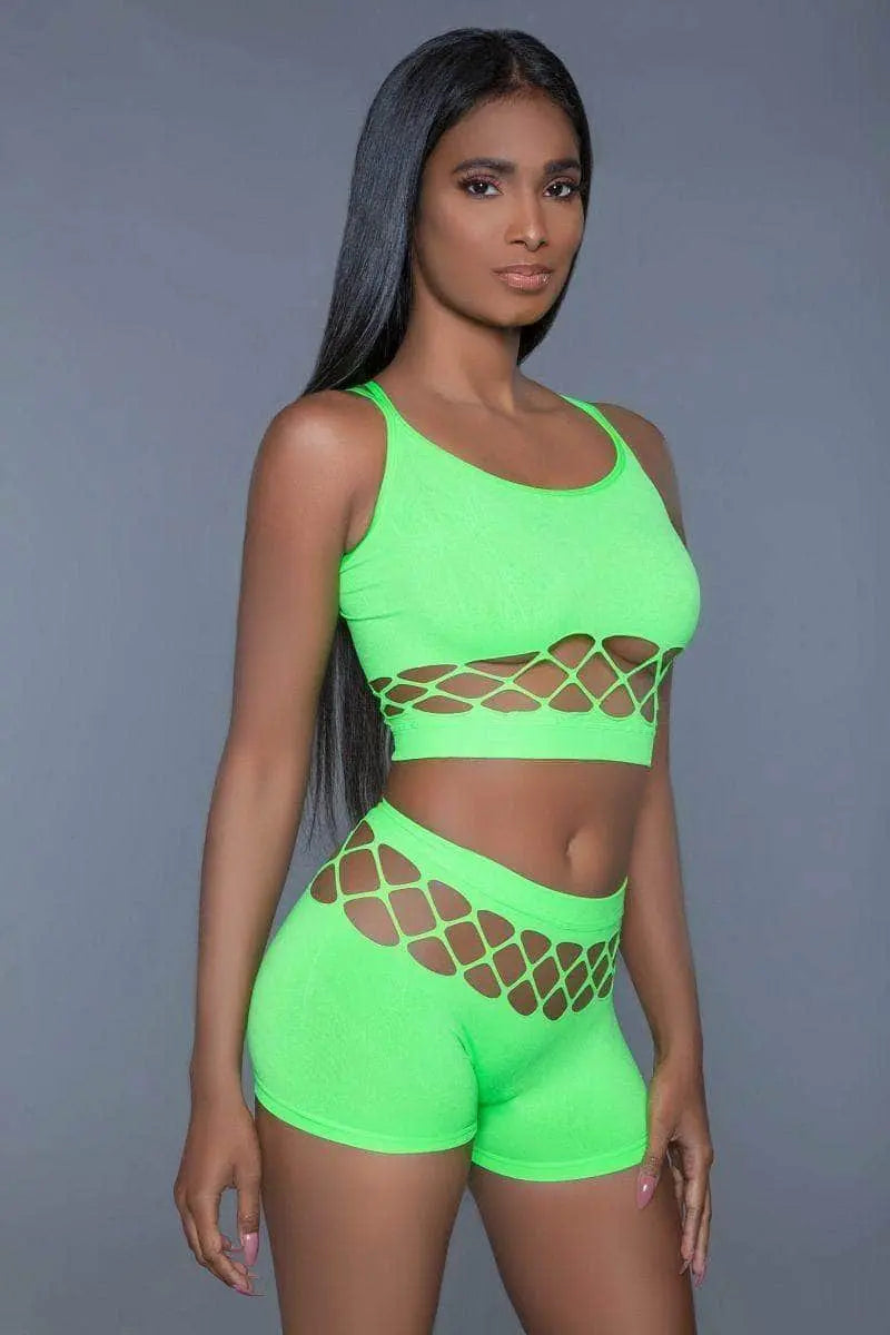 Friday Special Wide Fishnet Bodysuit Blue Zone Planet