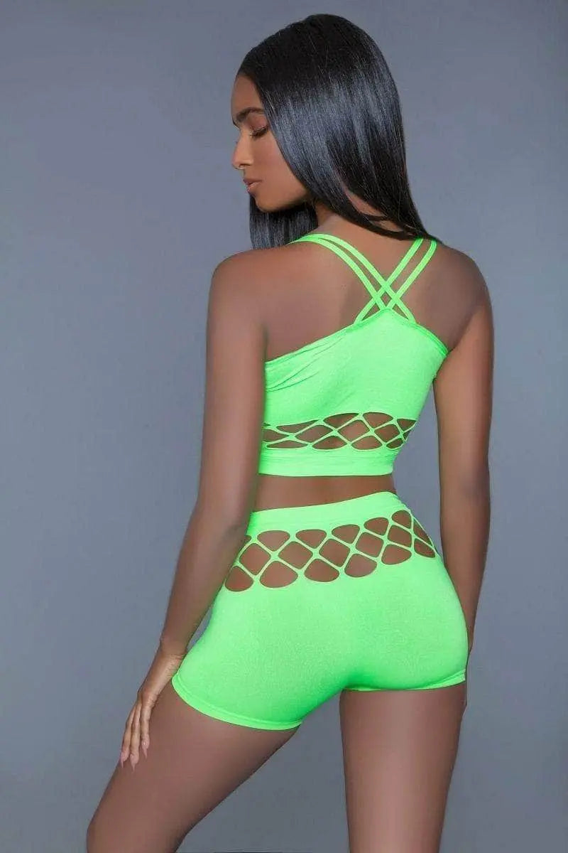 Friday Special Wide Fishnet Bodysuit Blue Zone Planet