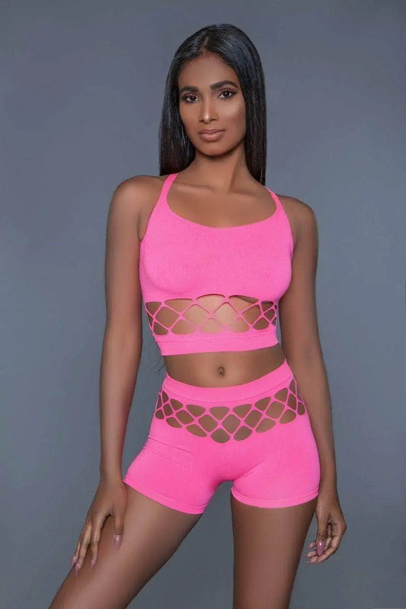 Friday Special Wide Fishnet Bodysuit Blue Zone Planet
