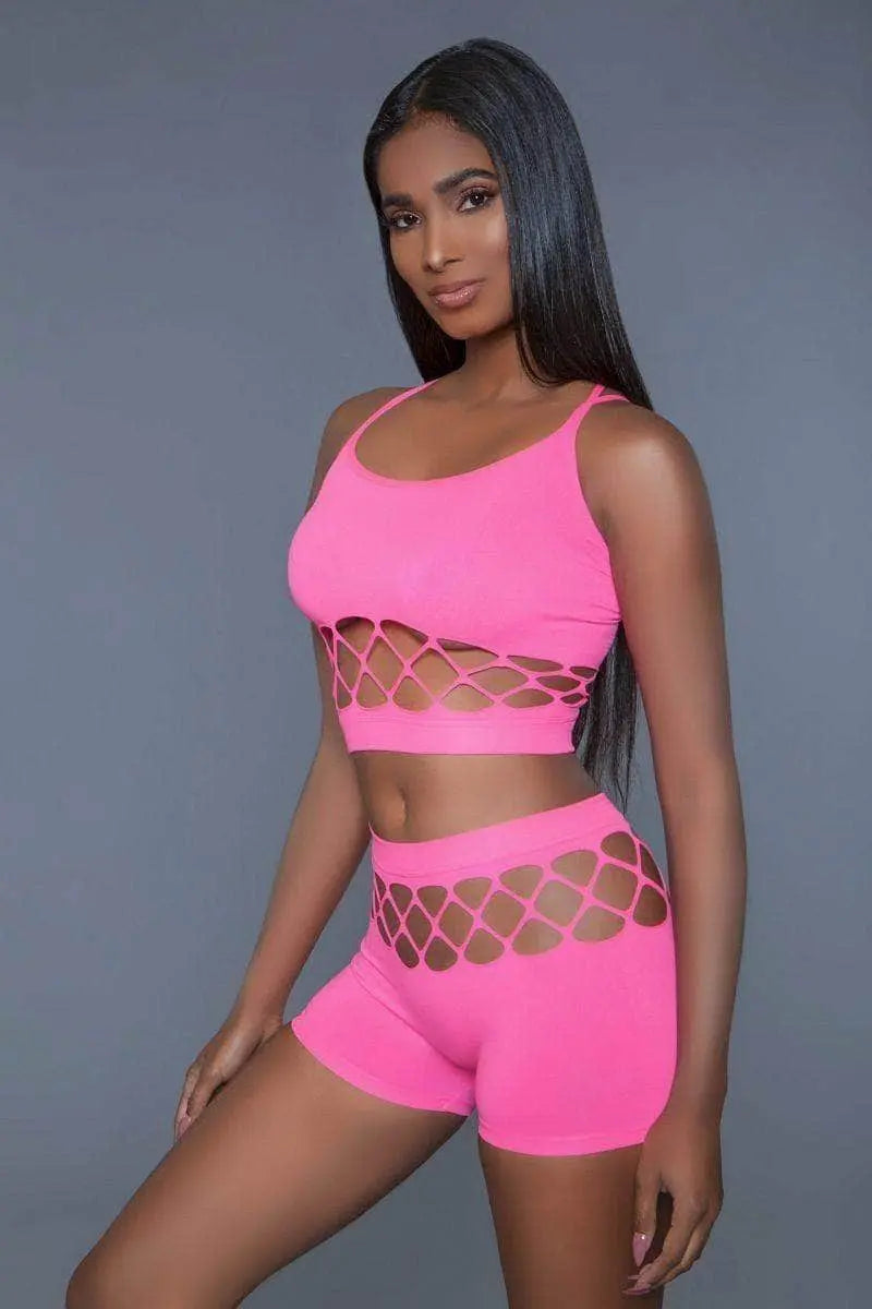 Friday Special Wide Fishnet Bodysuit Blue Zone Planet