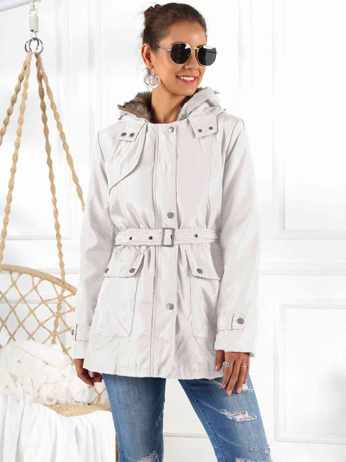 Full Size Hooded Jacket with Detachable Liner (Three-Way Wear) BLUE ZONE PLANET