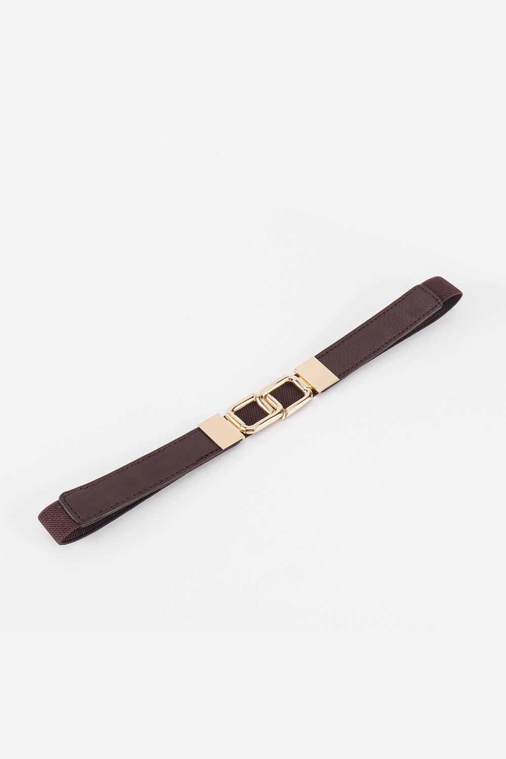 Geometric Double Buckle Elastic Belt BLUE ZONE PLANET