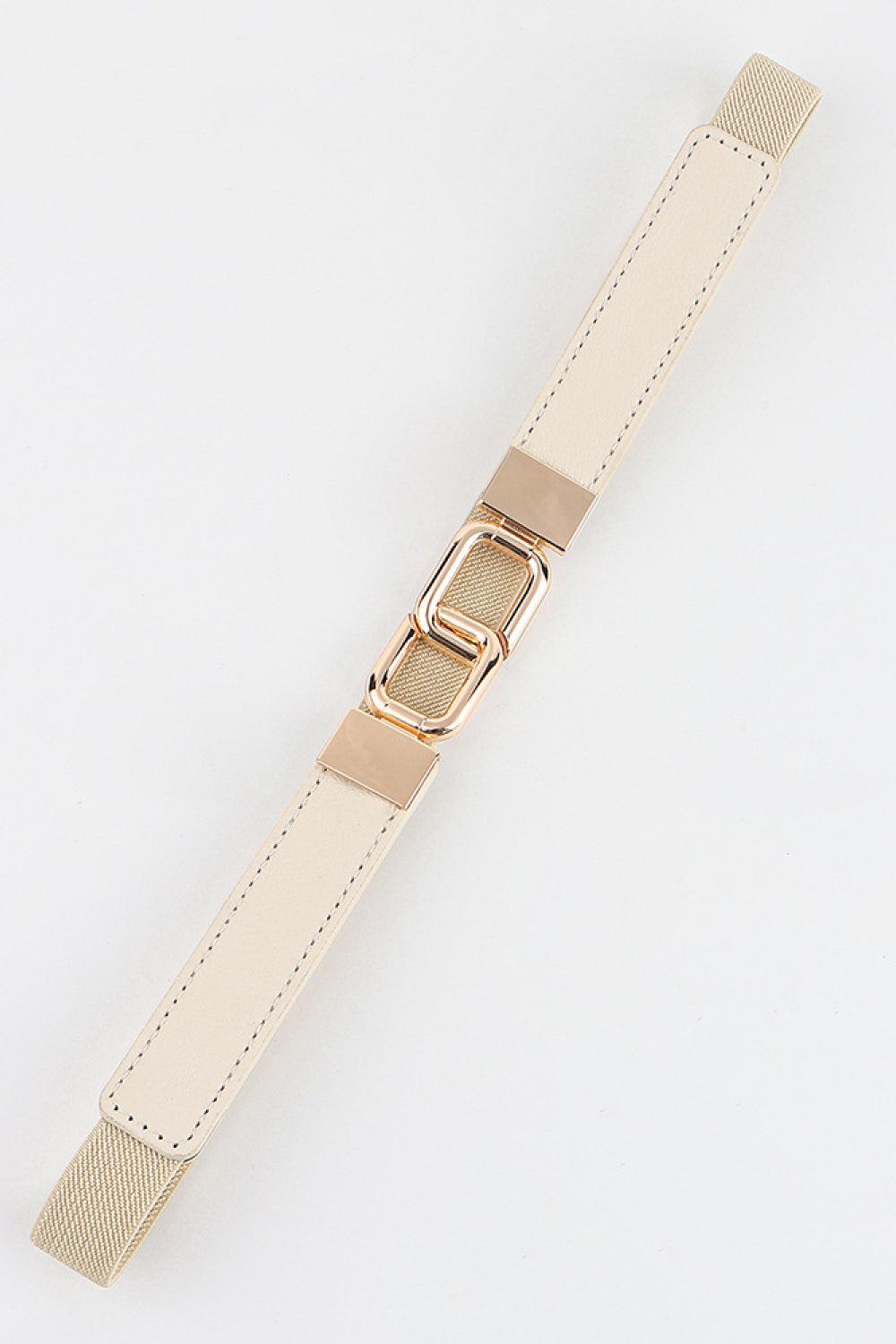 Geometric Double Buckle Elastic Belt BLUE ZONE PLANET