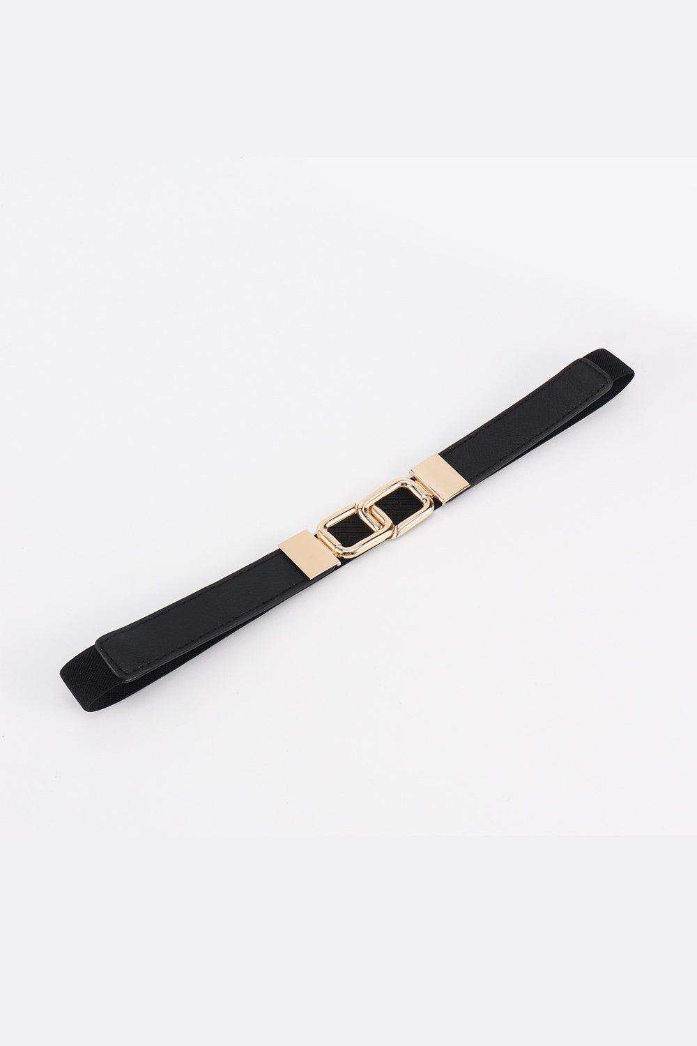 Geometric Double Buckle Elastic Belt BLUE ZONE PLANET