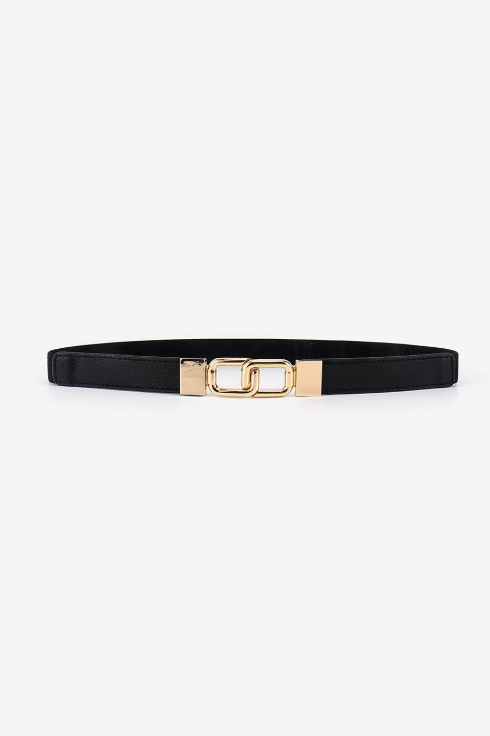 Geometric Double Buckle Elastic Belt BLUE ZONE PLANET