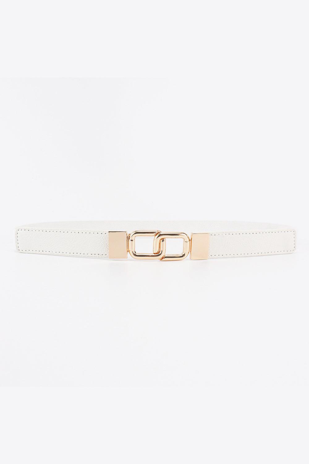 Geometric Double Buckle Elastic Belt BLUE ZONE PLANET
