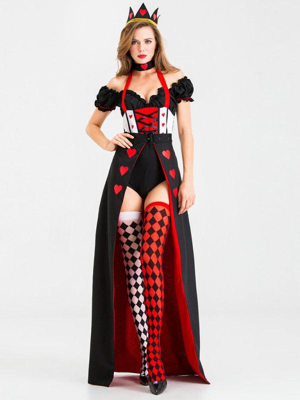 Halloween Cosplay Queen Of Hearts Queen Uniform BLUE ZONE PLANET