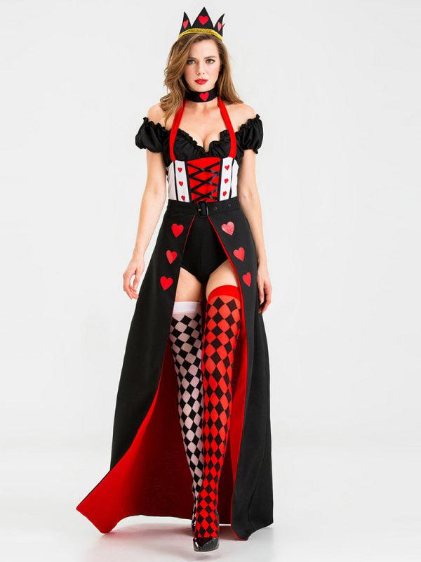 Halloween Cosplay Queen Of Hearts Queen Uniform BLUE ZONE PLANET