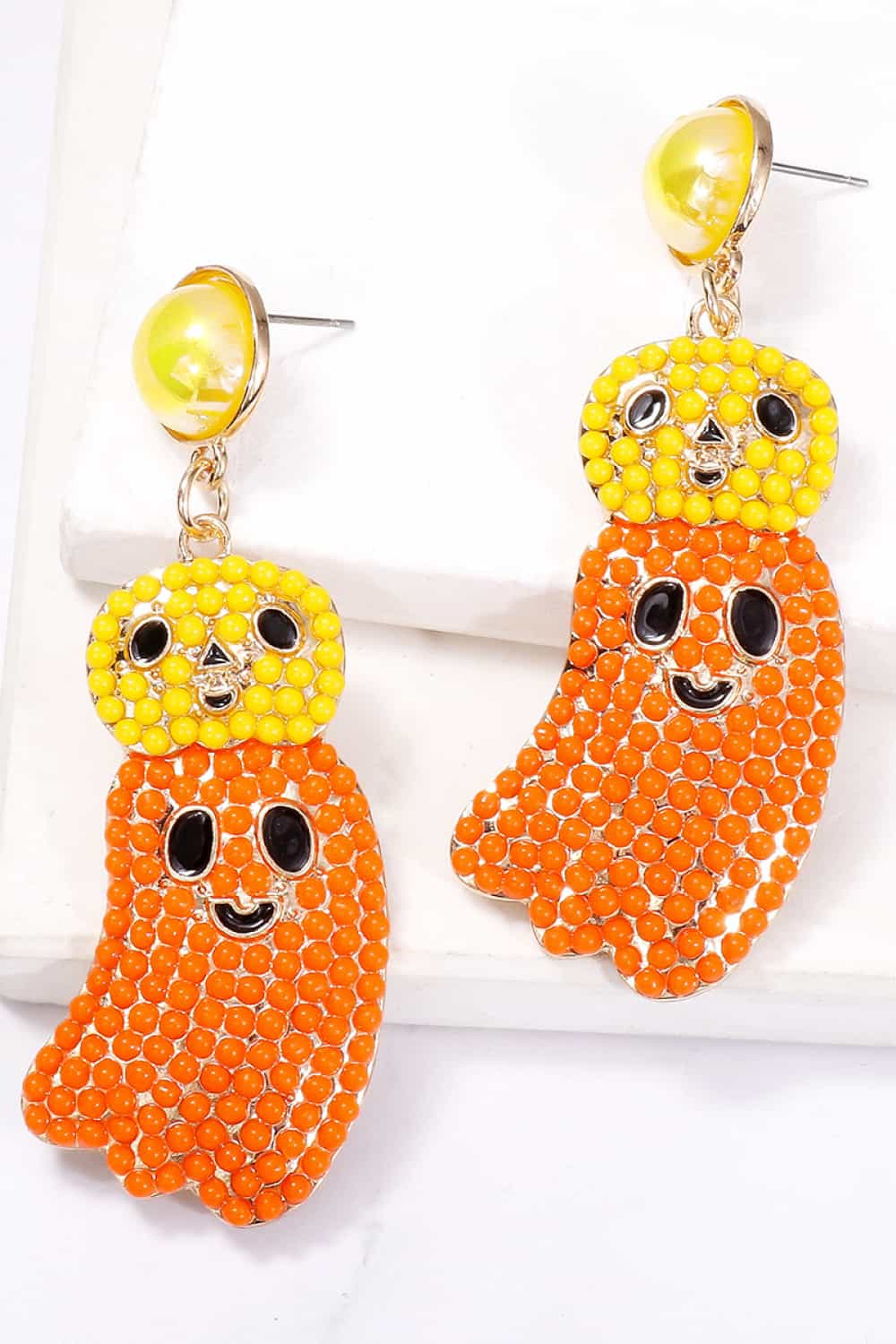 Halloween Ghost Shape Dangle Earrings BLUE ZONE PLANET