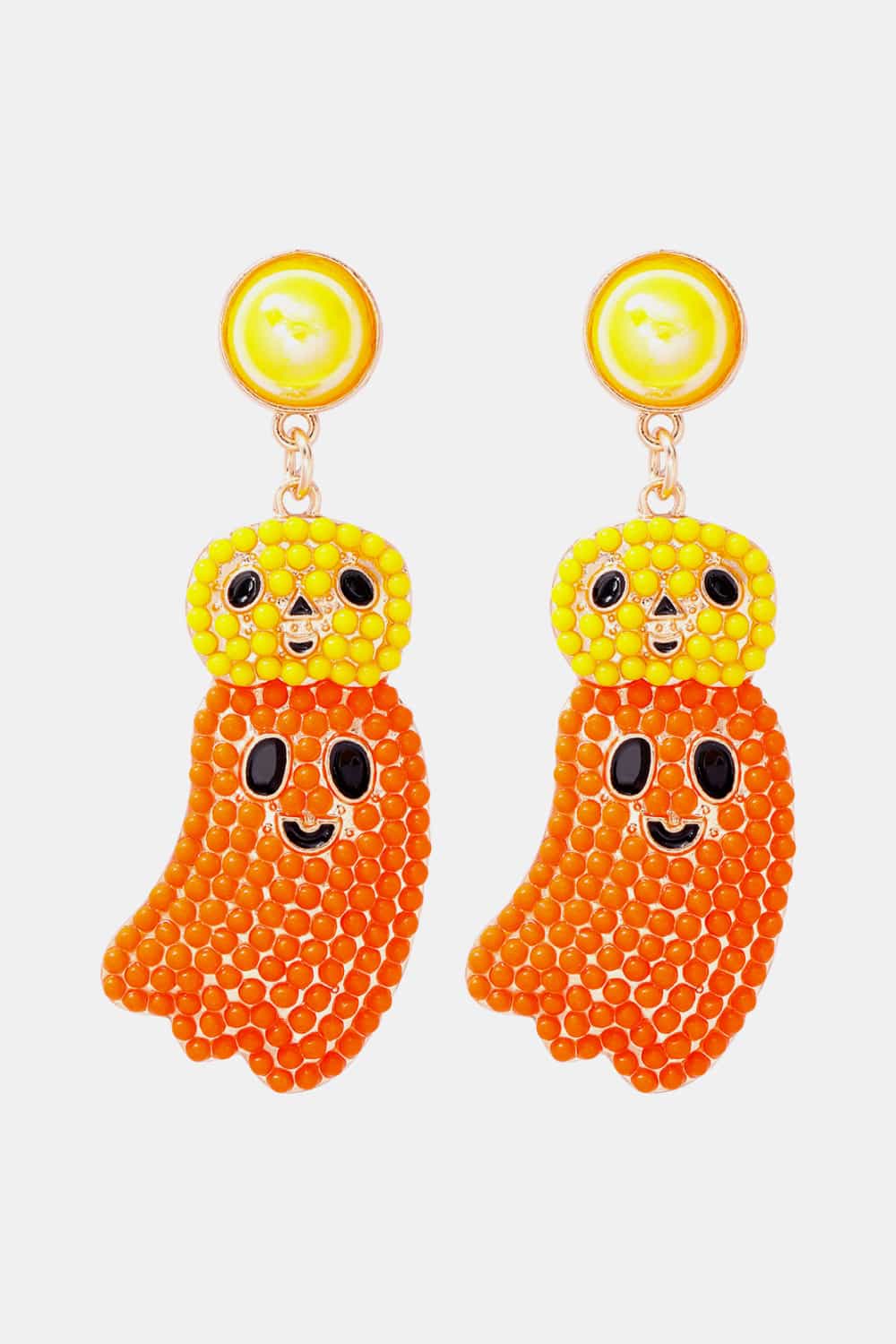 Halloween Ghost Shape Dangle Earrings BLUE ZONE PLANET