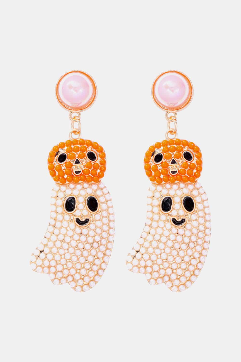 Halloween Ghost Shape Dangle Earrings BLUE ZONE PLANET