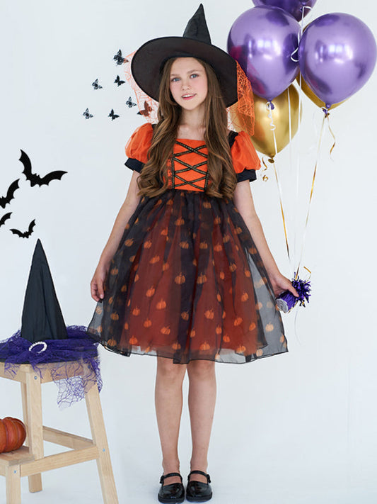 Halloween dressHalloween witch cosplay cosplay dress cartoon children's dress BLUE ZONE PLANET