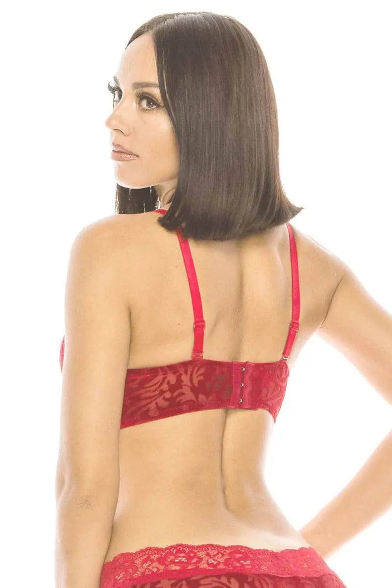 Hearts Push Up Bra Blue Zone Planet