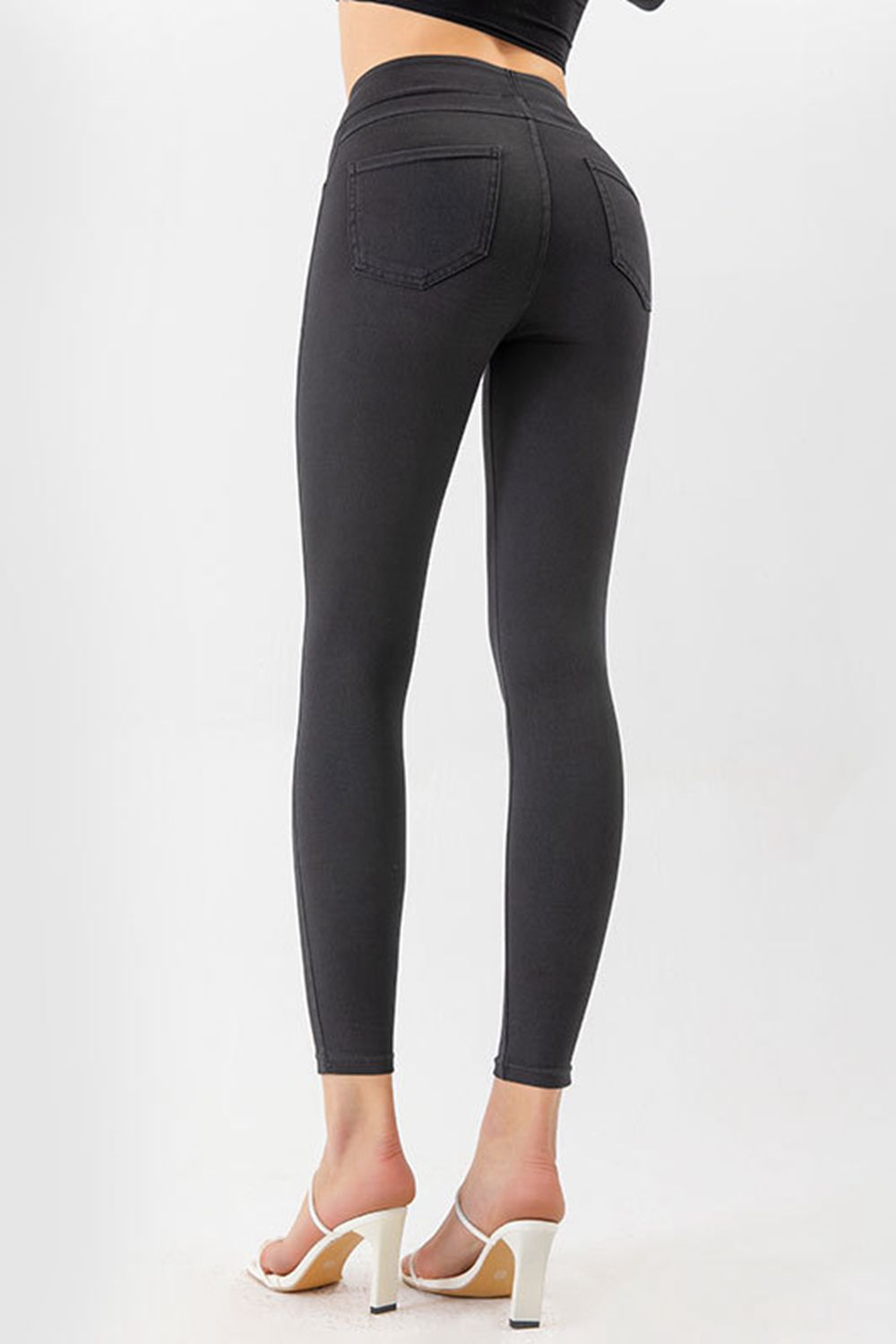 High Waist Skinny Jeans BLUE ZONE PLANET