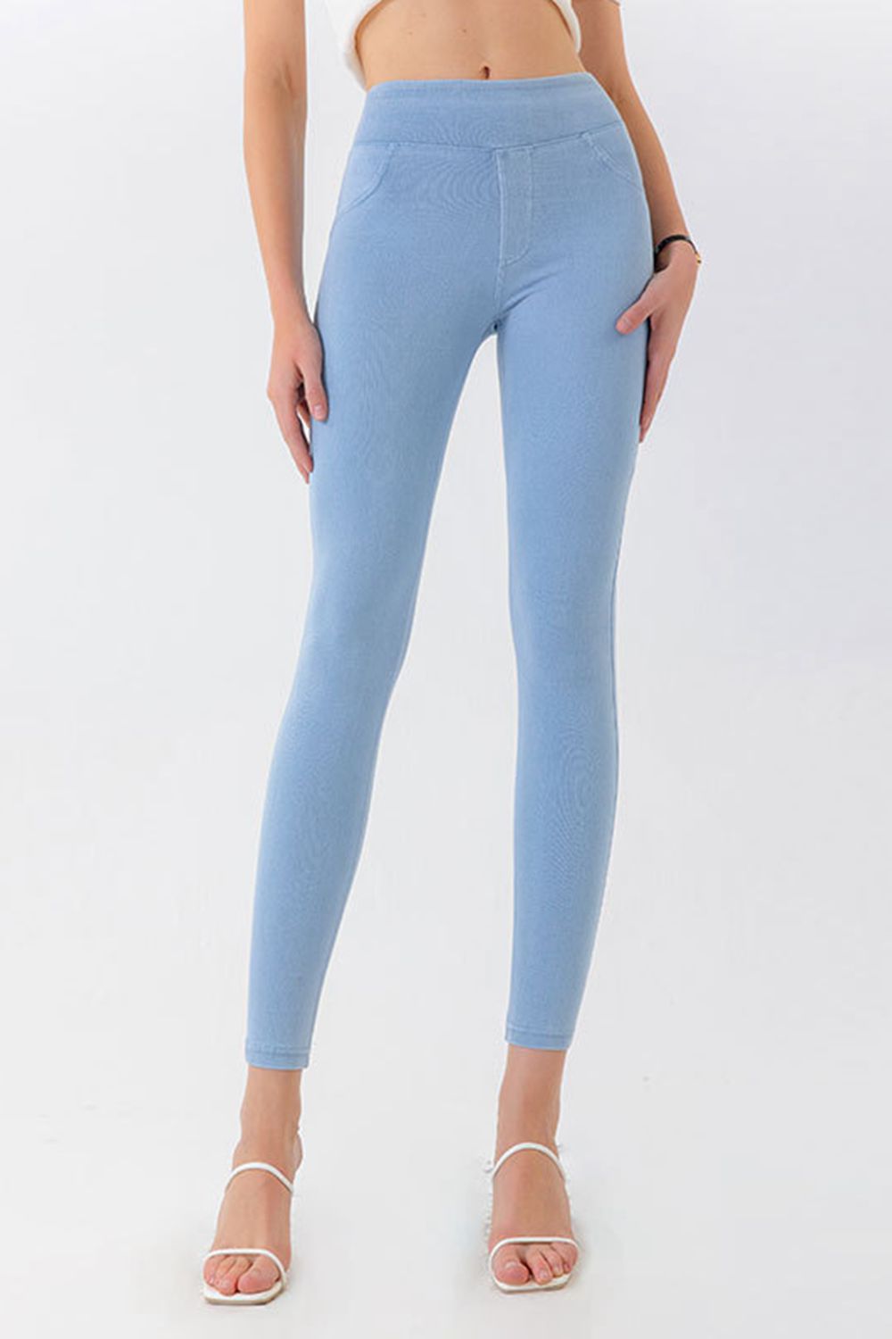 High Waist Skinny Jeans BLUE ZONE PLANET