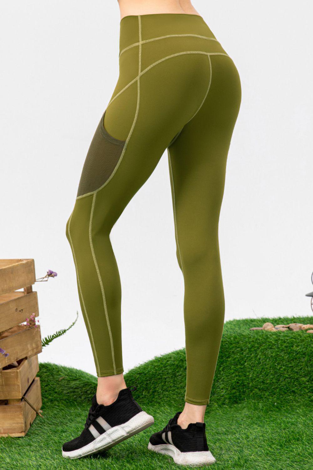 High Waist Slim Fit Long Sports Pants BLUE ZONE PLANET