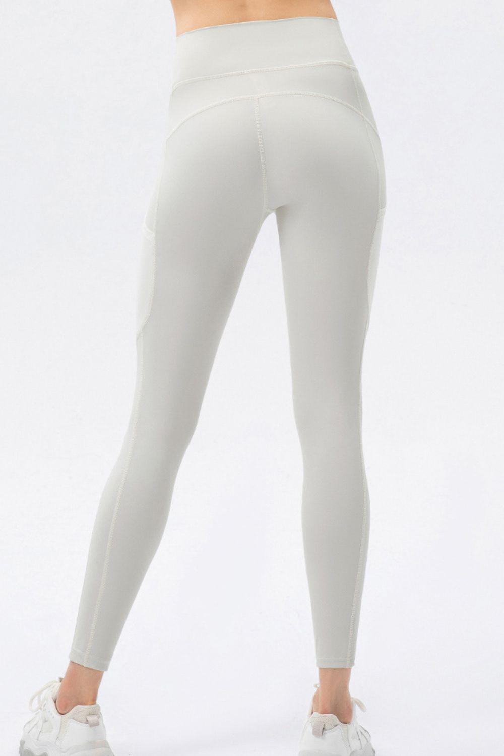 High Waist Slim Fit Long Sports Pants BLUE ZONE PLANET