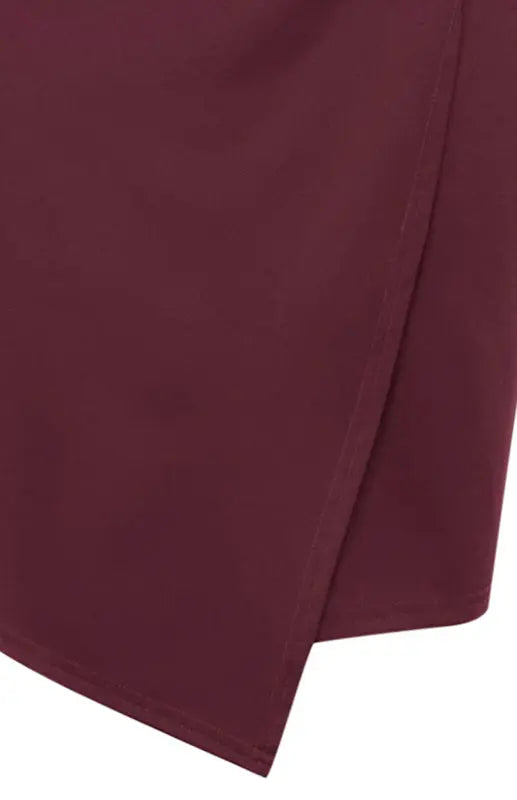 Janet's Pleated Solid Color Bodycon Midi Skirt kakaclo