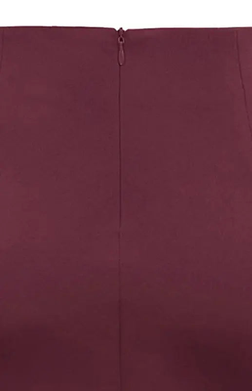 Janet's Pleated Solid Color Bodycon Midi Skirt kakaclo
