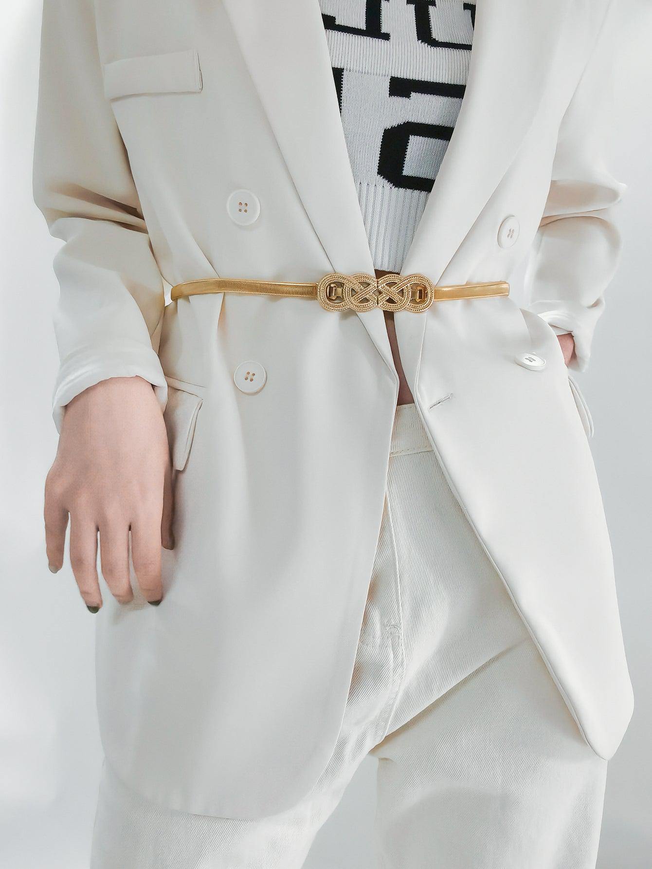 Knot Buckle Metal Belt BLUE ZONE PLANET