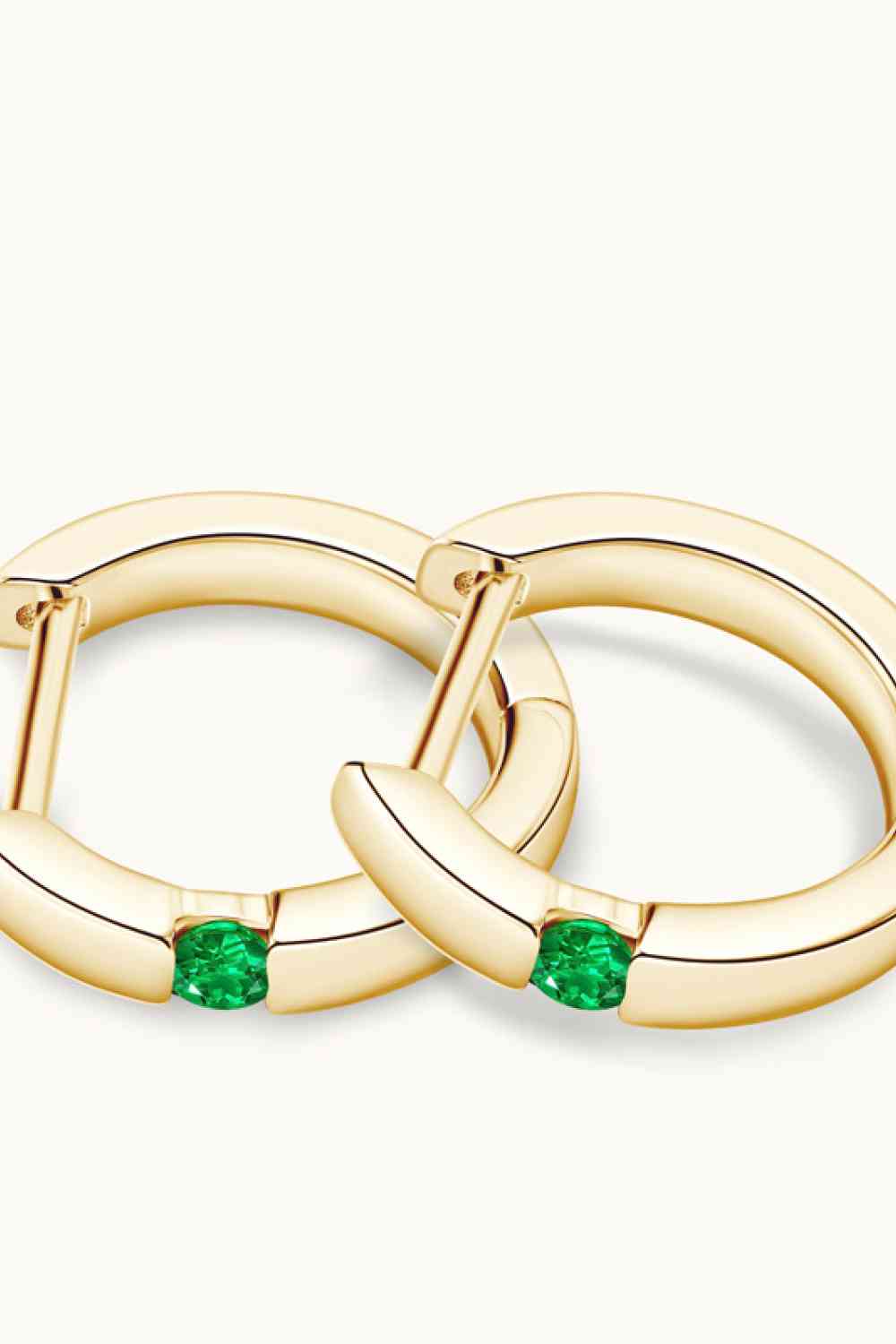 Lab-Grown Emerald Earrings BLUE ZONE PLANET