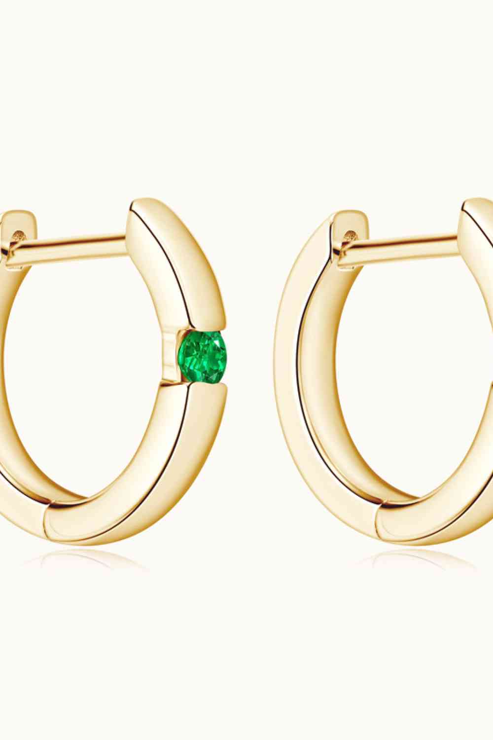 Lab-Grown Emerald Earrings BLUE ZONE PLANET