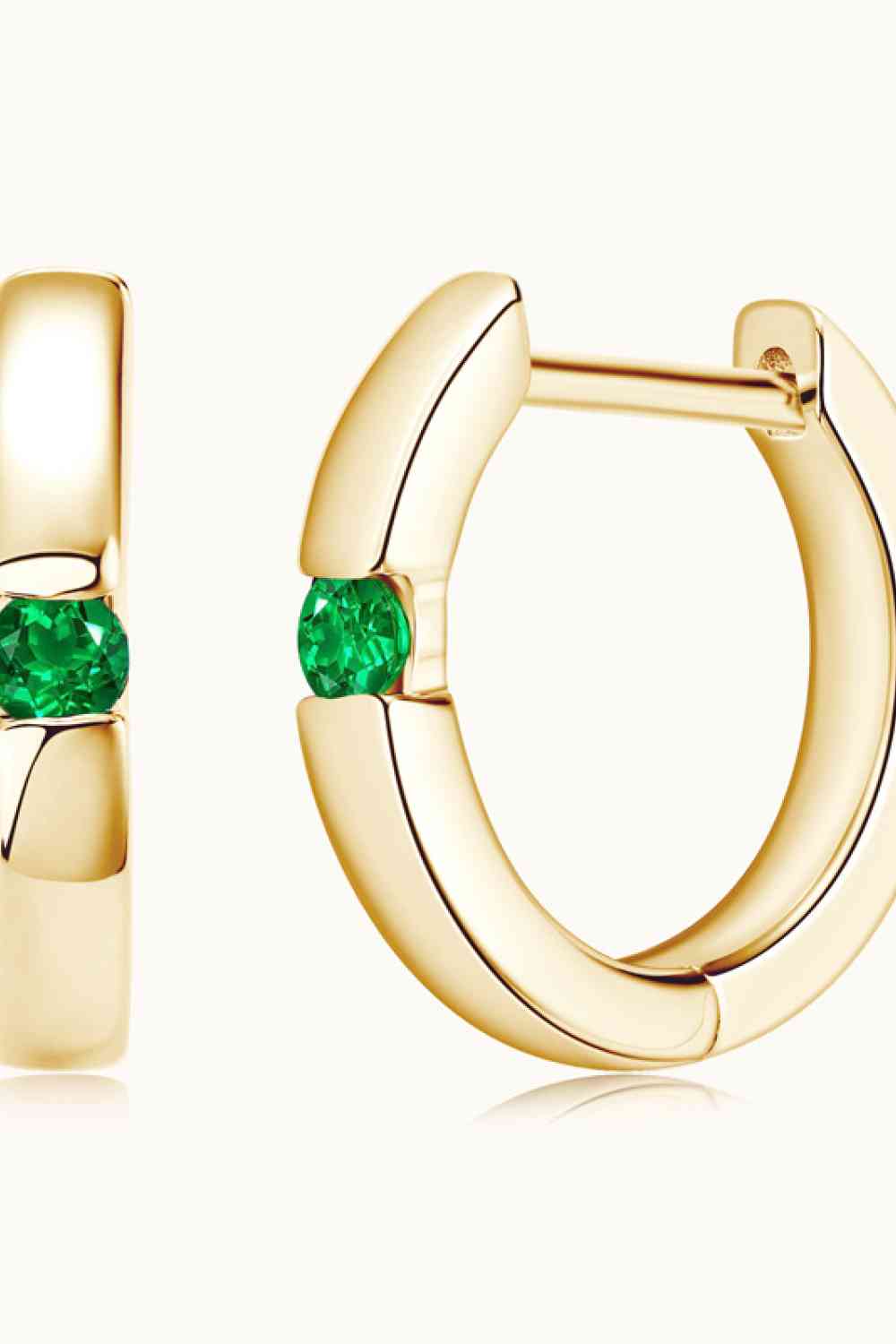 Lab-Grown Emerald Earrings BLUE ZONE PLANET