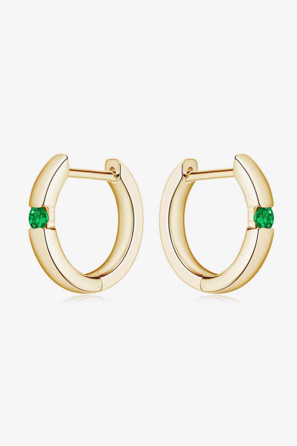 Lab-Grown Emerald Earrings BLUE ZONE PLANET