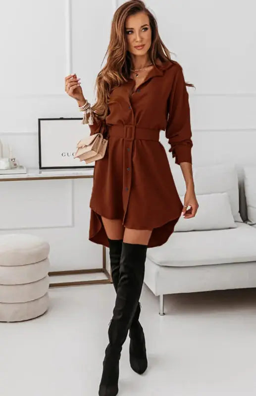 Ladies Clothing Fashion Shirt Dress kakaclo