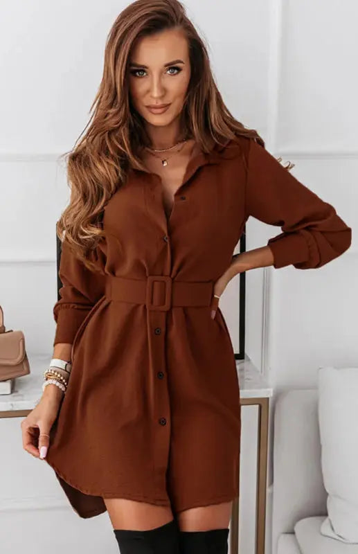 Ladies Clothing Fashion Shirt Dress kakaclo