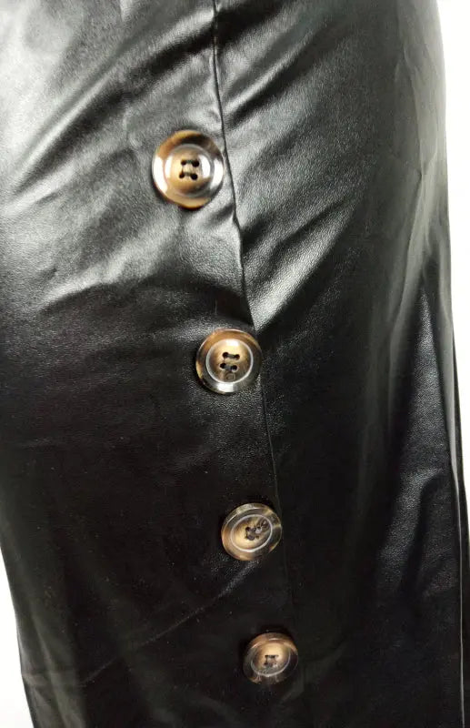 Ladies Fashion Slit Mid Length Slim Skirt kakaclo