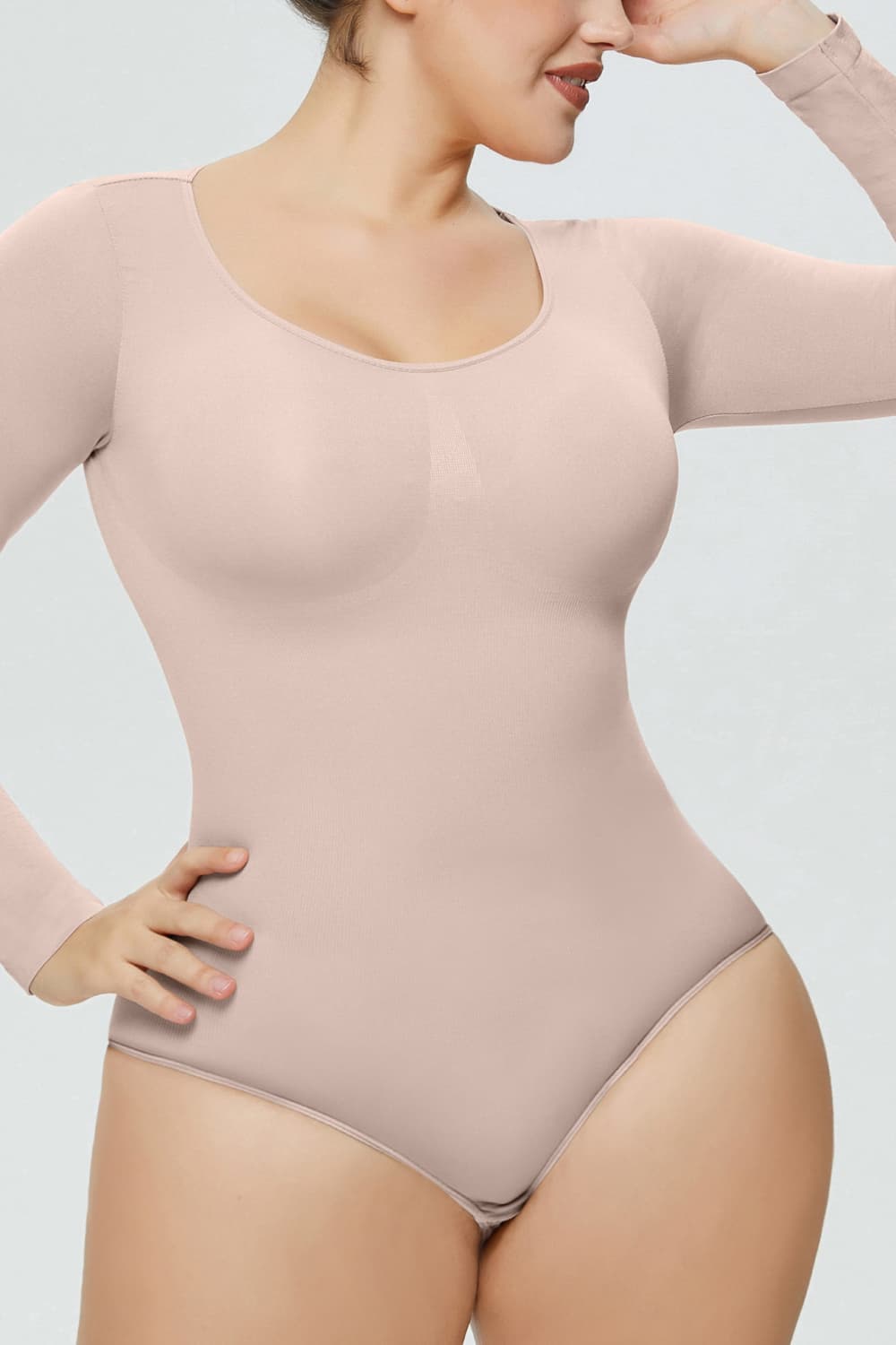 Long Sleeve Shaping Bodysuit BLUE ZONE PLANET
