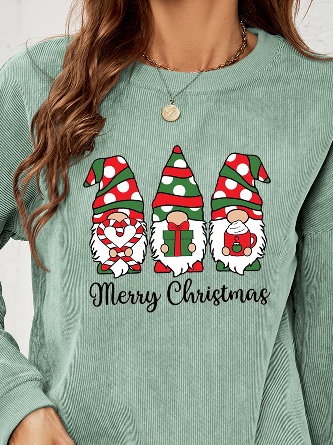 MERRY CHRISTMAS Graphic Sweatshirt BLUE ZONE PLANET
