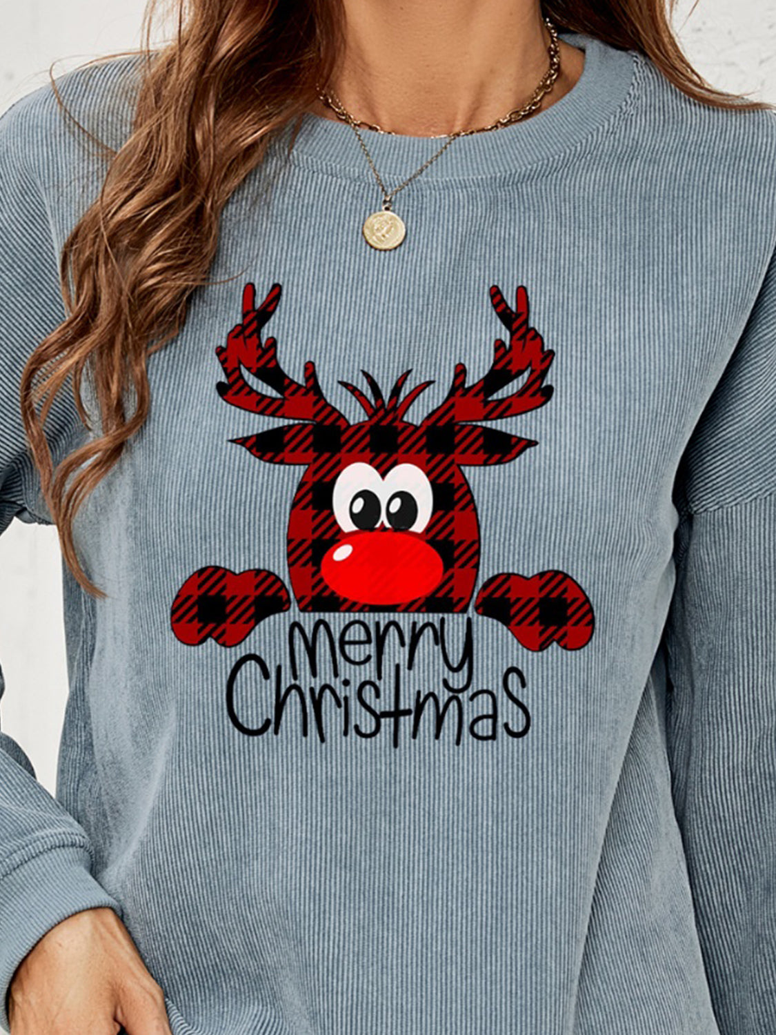 MERRY CHRISTMAS Graphic Sweatshirt BLUE ZONE PLANET